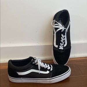Vans Black and White Classic Sneakers